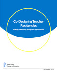 Co-Designing Teacher Residencies: Sharing Leadership, Finding New Opportunities