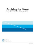 Aspiring for More: Deeper Partnerships for Sustainable Residencies by Zachary Paull, Karen DeMoss, and Divya Mansukhani