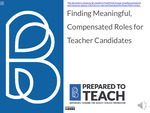 Roles for Candidates in the Classroom